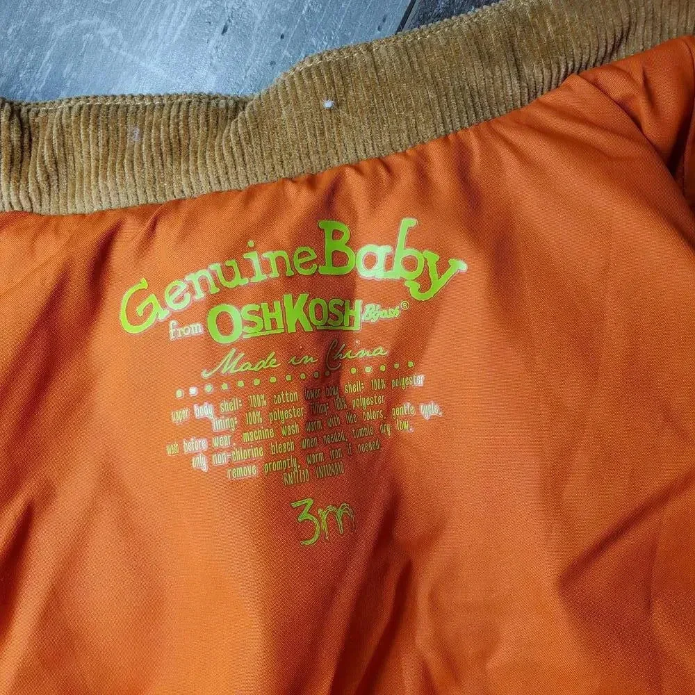 Genuine Baby from OshKosh B'gosh Size 3M Baby Vest NWOT